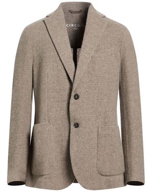 Circolo 1901 Taupe Blazer Virgin Wool, Cashmere - Brown