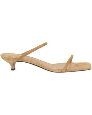 TOTEME Sandals Leather - Natural