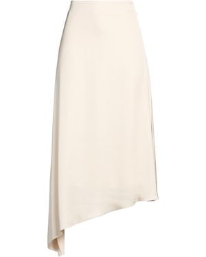 Peserico Ivory Midi Skirt Viscose - White