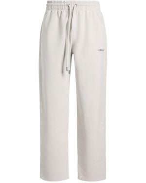 Off-White c/o Virgil Abloh Trousers Cotton, Elastane - White