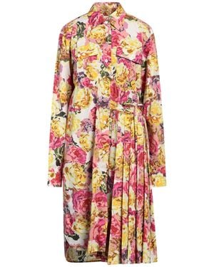 Dries Van Noten Midi-Kleid - Weiß