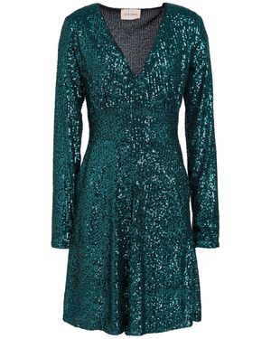 Le twins Mini-Kleid - Grün