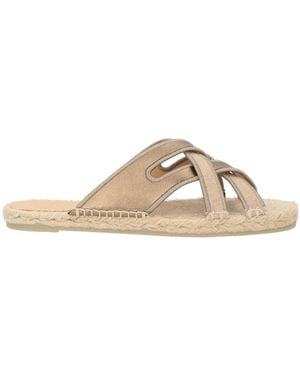 Castañer Espadrilles Leather, Textile Fibres - Natural
