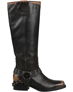 CURIOSITÉ Dark Boot Calfskin - Black
