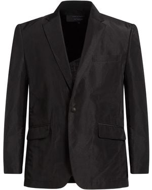 Comme des Garçons Homme Blazer Polyester, Linen - Black