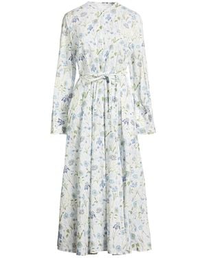 Xacus Sky Midi Dress Cotton - White