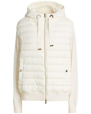 Herno Cream Puffer Wool, Polyamide, Polyurethane - White