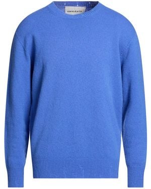 Amaranto Azure Jumper Wool, Cashmere - Blue