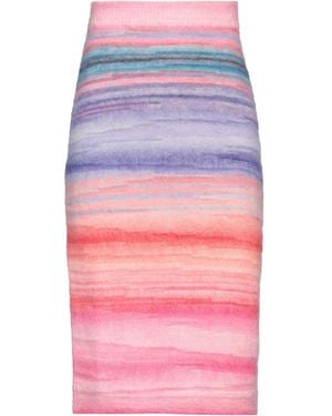 Missoni Slub Brushed Knitted Skirt - Pink
