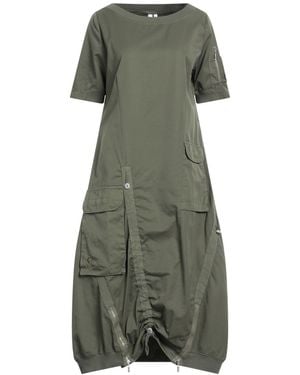 European Culture Midi Dress - Green