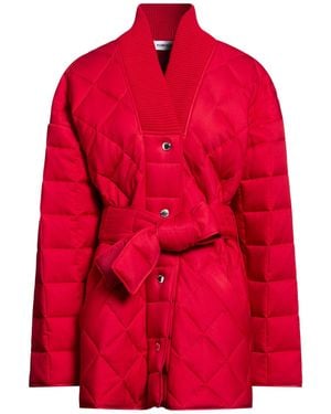 Khrisjoy Overcoat & Trench Coat - Red