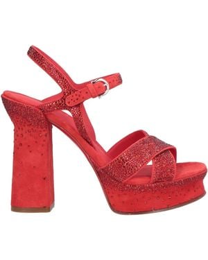 Ferragamo Sandals Leather - Red