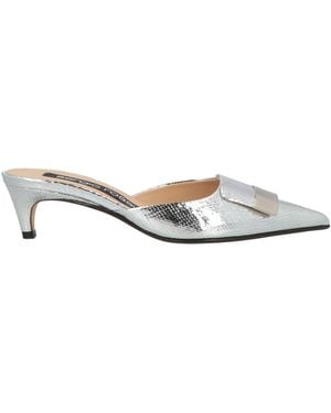 Sergio Rossi Mules & Clogs - Metallic