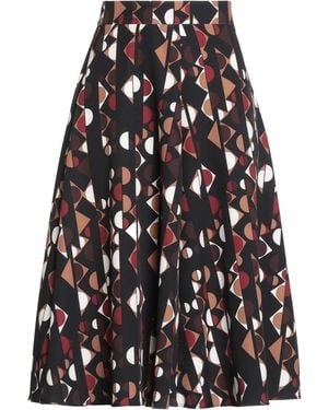 Marella Midi Skirt Polyester, Elastane - Black