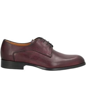 Sutor Mantellassi Lace-Up Shoes Leather - Purple