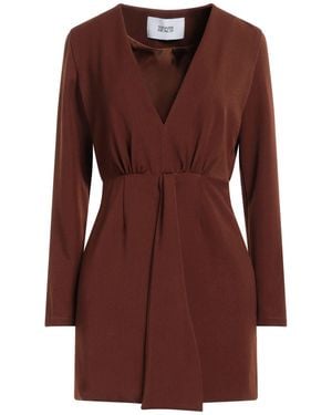 Silvian Heach Mini Dress Polyester, Viscose, Elastane - Brown