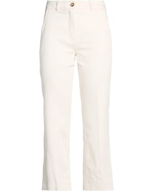 Marella Trousers Cotton, Elastane - White