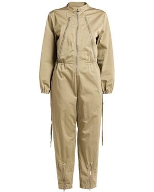 Maison Margiela Khaki Jumpsuit Cotton - Natural