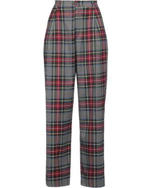 Kontatto Trousers Polyester, Viscose, Elastane - Grey