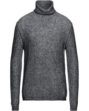 Vneck Turtleneck Wool, Mohair Wool, Acrylic, Polyamide - Grey