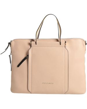 Piquadro Handbag Cow Leather, Polyester, Eva (Ethylene - Natural