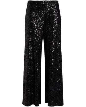 Manila Grace Pants Polyester, Elastane - Black