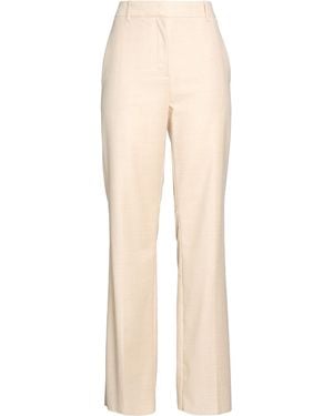 Barbara Bui Pants Wool - Natural