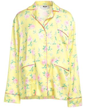 MSGM Shirt Polyester - Yellow