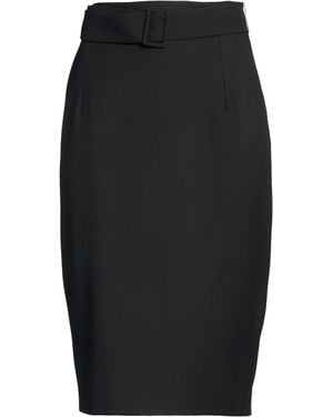 Marella Midi Skirt Polyester, Viscose, Elastane - Black