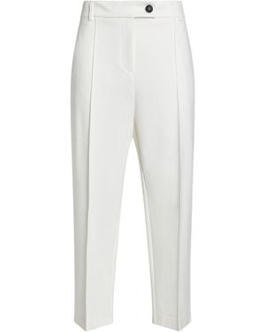 MEIMEIJ Pants Viscose, Polyamide, Elastane, Acetate - White