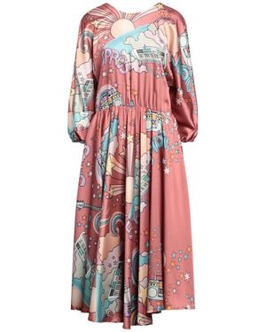 5 PROGRESS Midi Dress - Red