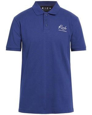 John Richmond Polo Shirt Cotton - Blue