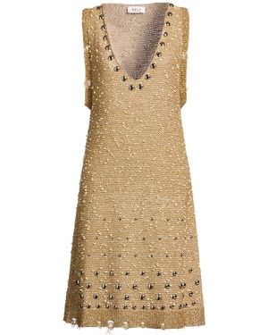 Aviu Mini Dress Cotton, Polyamide, Polyester, Viscose - Natural