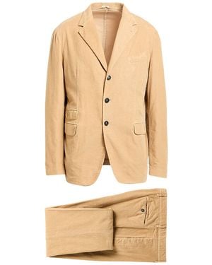 Massimo Alba Suit Cotton - Natural