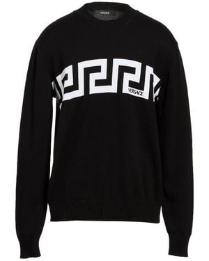 Versace Jumper Cotton, Viscose, Polyester - Black