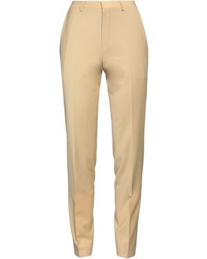 HUGO Pants Virgin Wool, Polyester, Elastane - Natural