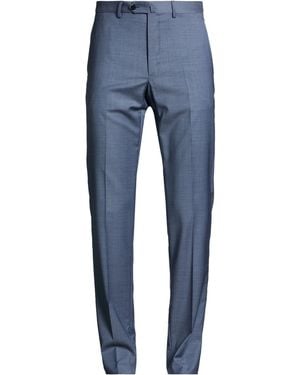 Caruso Trousers Wool, Elastane - Blue