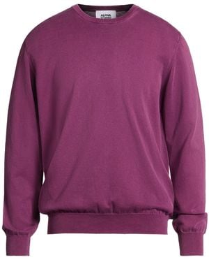 Alpha Studio Sweaters - Purple