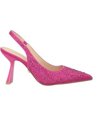 Twenty Four Haitch Court Shoes - Pink