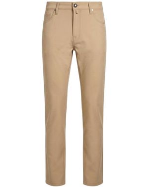 Jacob Cohen Trousers Cotton, Elastane - Natural