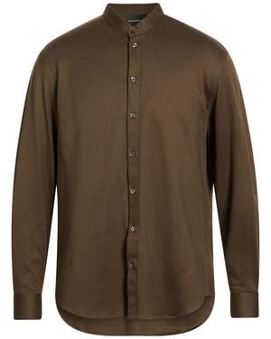 Emporio Armani Shirts - Brown