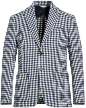 Manuel Ritz Blazer Polyester, Cotton, Acrylic, Polyamide - Blue
