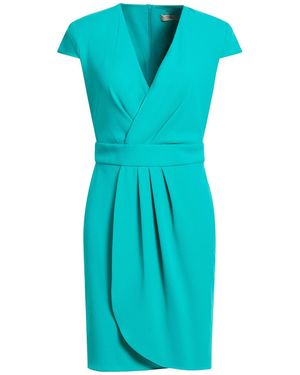 Rinascimento Mini Dress Polyester, Elastane - Blue