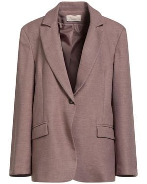 Kaos Blazer Polyester - Brown