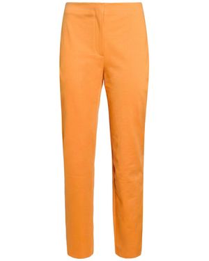 Pierantonio Gaspari Trousers Cotton, Polyester, Elastane - Orange