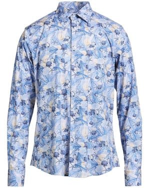 Havana & Co. Light Shirt Cotton, Elastane - Blue