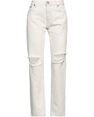 One Teaspoon Pantaloni Jeans - Bianco