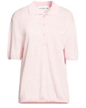 REMAIN Birger Christensen Polo Shirt - Pink