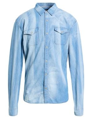 John Varvatos Chemise En Jean - Bleu