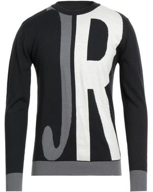 John Richmond Jumper Cotton, Merino Wool - Black